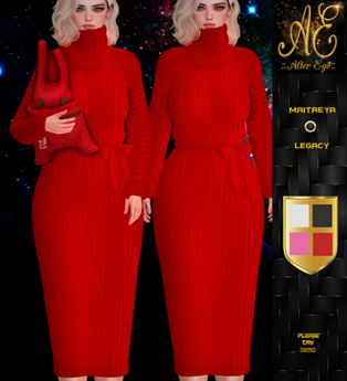 Second Life Marketplace - ::ALTER EGO:: MICHELLE OUTFIT RED